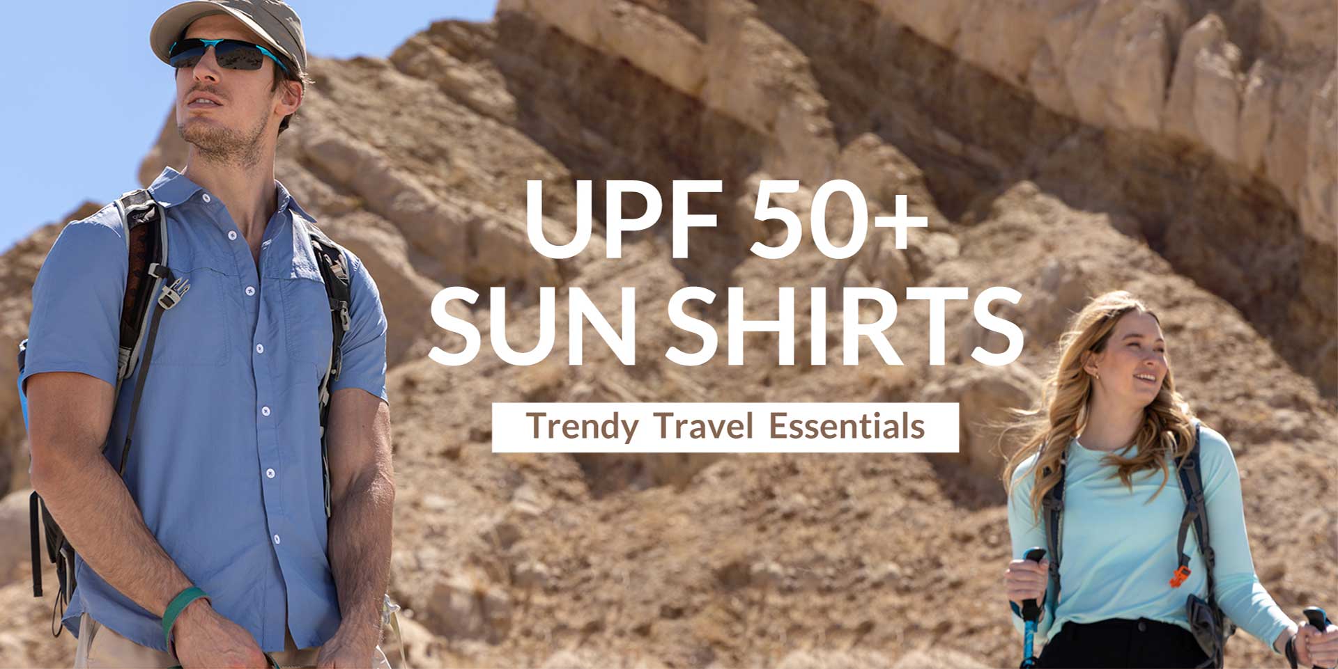 Trendy Travel Essentials UPF 50+ Sun Shirts for Wanderlust