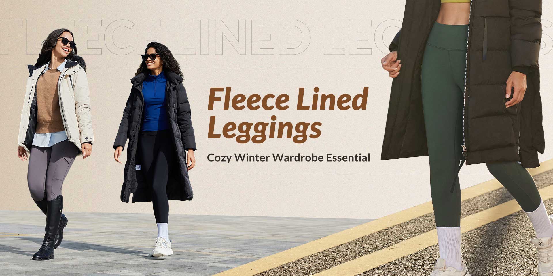 Fleece-Line Leggings: Cozy Winter Wardrobe Essential