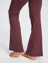 Baleaf Women's Laureate 29'' Crossover High-Rise Flared Pants dbh095 29-Wine Details