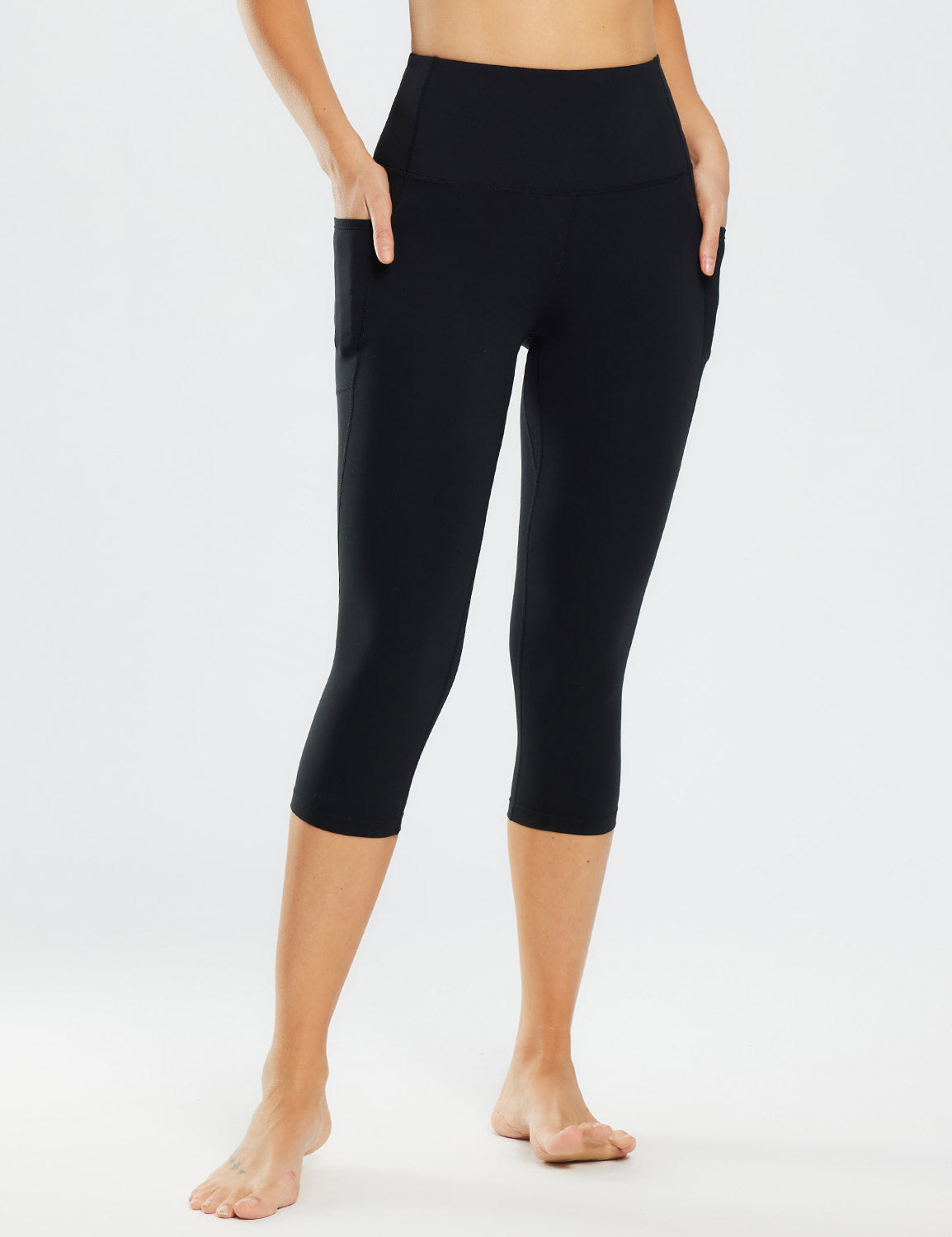 Baleaf Women's Nuleaf High-Rise 19" Capris ebh004 Anthracite Main