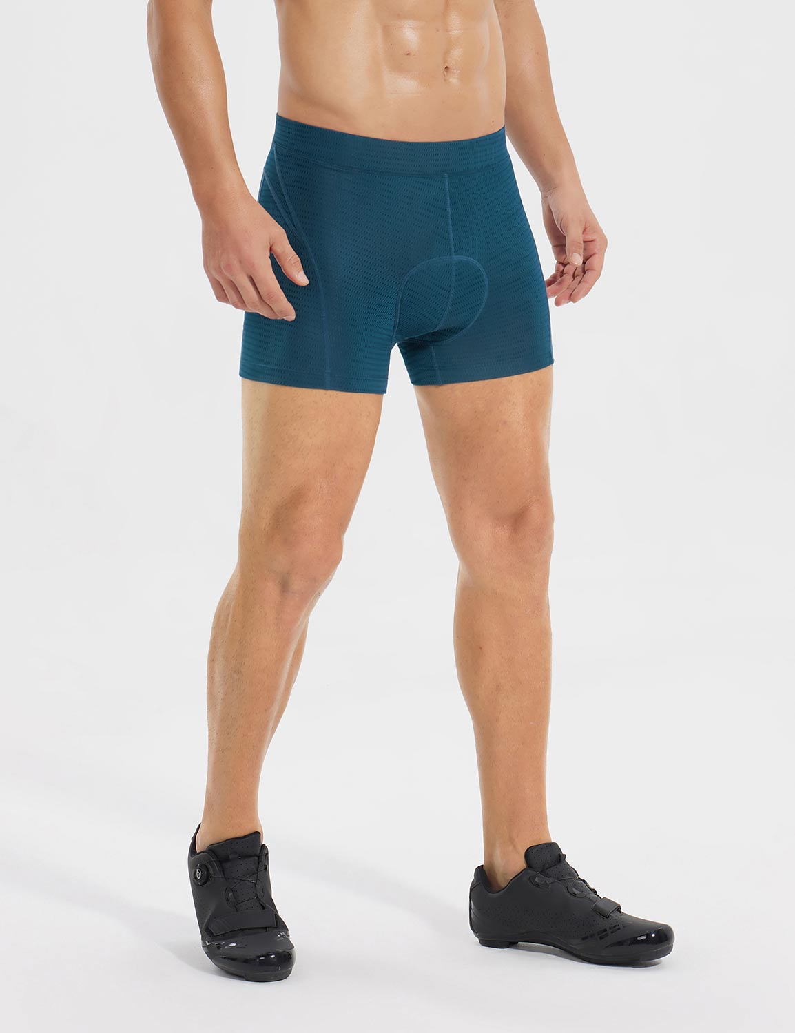 Baleaf Men's Quick Dry Cycling Mesh Quad Briefs Gibraltar Sea Side