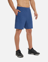 Baleaf Men's Lightweight Padding Mountain Biking Shorts Estate Blue Side