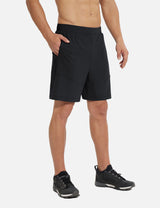 Baleaf Men's Lightweight Padding Mountain Biking Shorts Anthracite Side