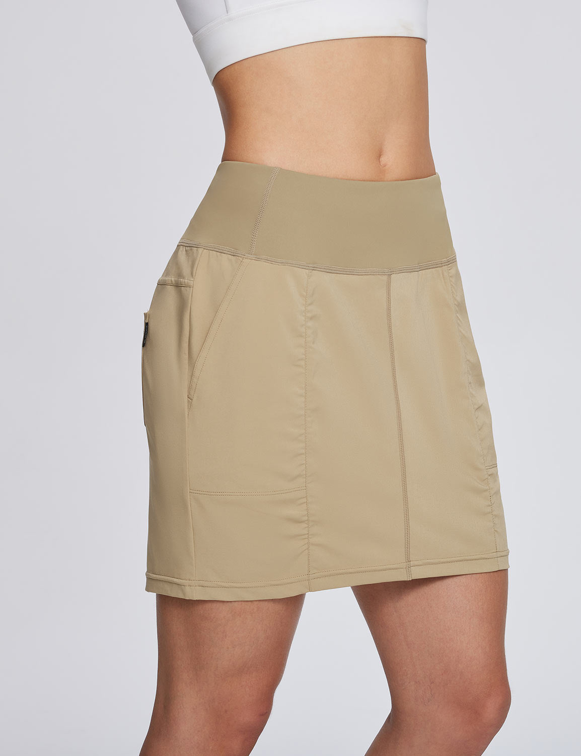 Baleaf Women's UPF50+ Lightweight Hiking Skort Tannin Main