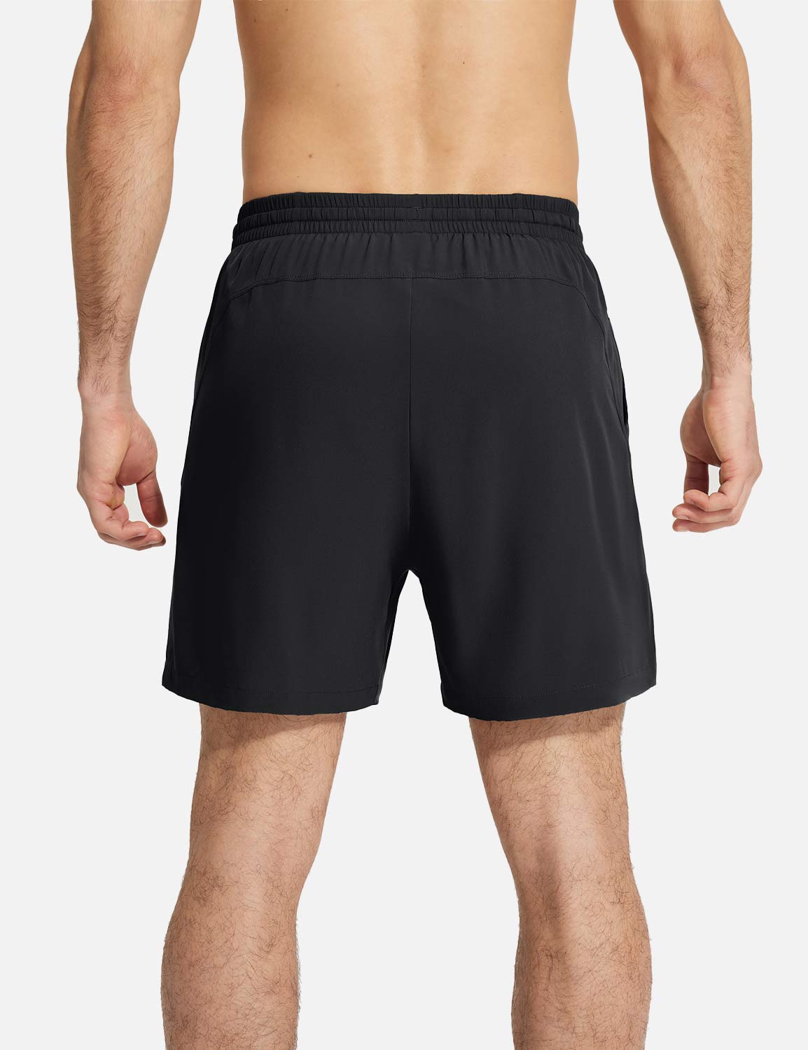 Baleaf Men's Lightweight Quick-dry Shorts Anthracite Back