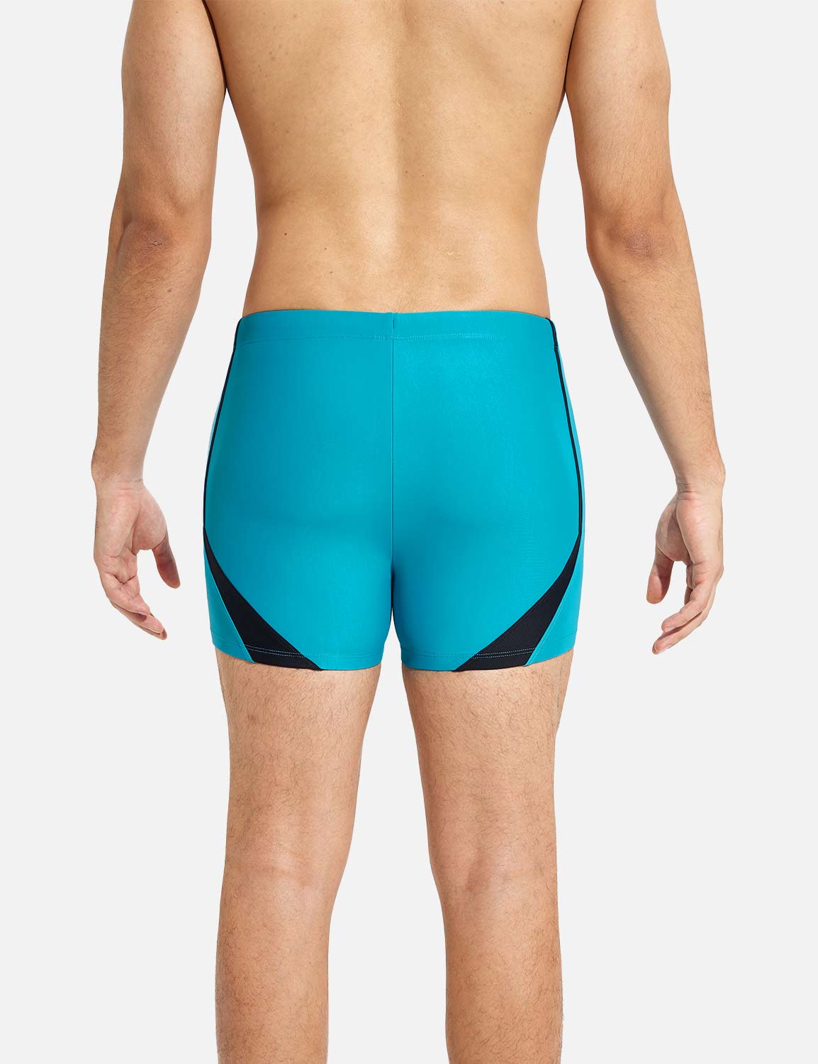 Baleaf Men's Stretchy Soft Competitive Swim Shorts Barrier Reef Back