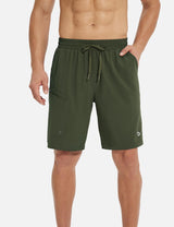 Baleaf Men's UPF 50+ Multi-Pocket Beach Pants Rifle Green Main