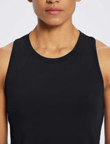 Baleaf Women's Laureate Racerback Gym Tank Top ebd008 Anthracite Details