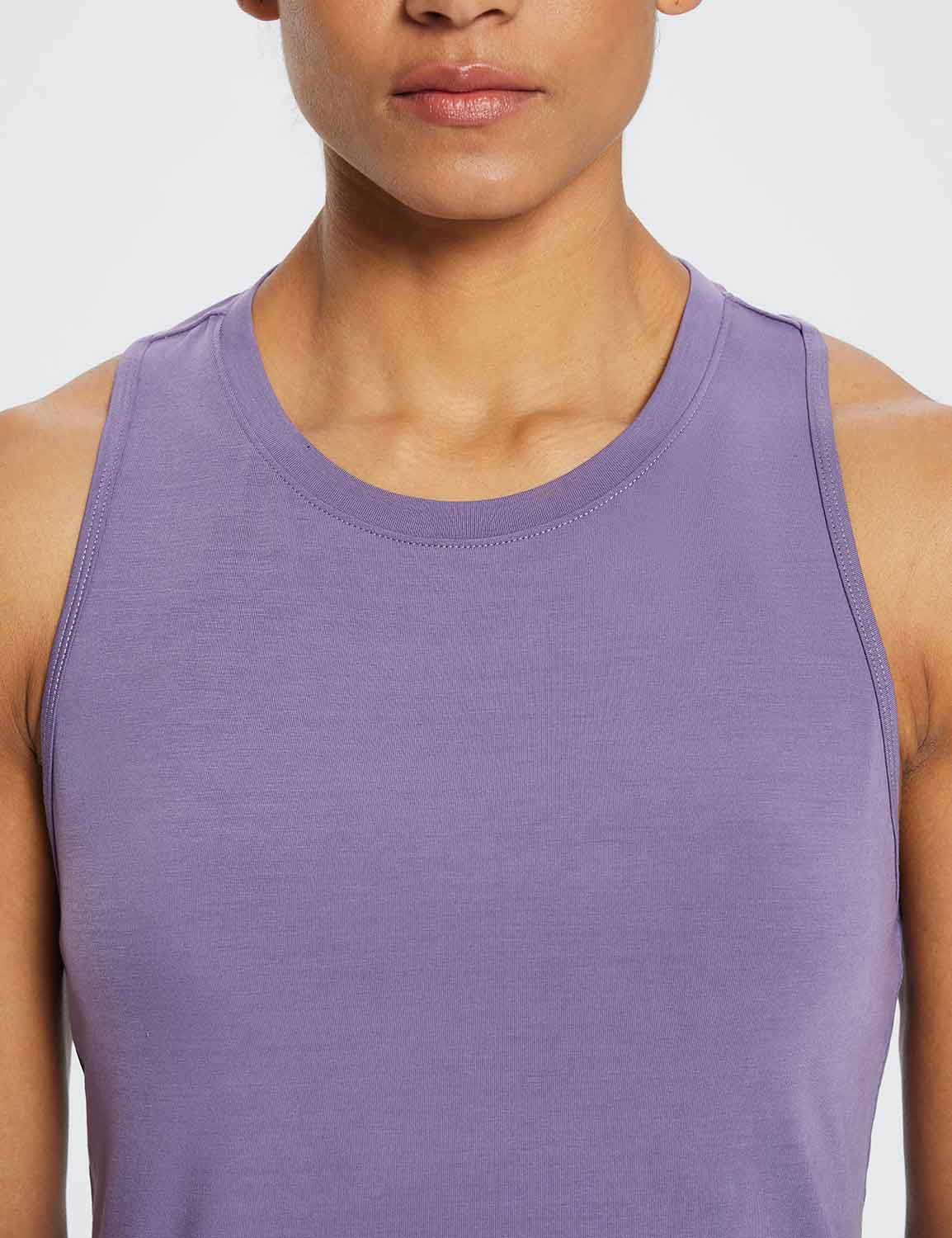 Baleaf Women's Laureate Racerback Gym Tank Top ebd008 Montana Grape Details