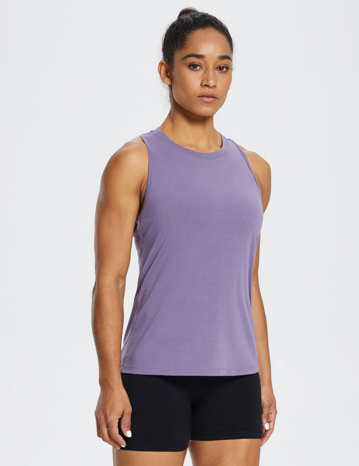 Baleaf Women's Laureate Racerback Gym Tank Top ebd008 Montana Grape Main