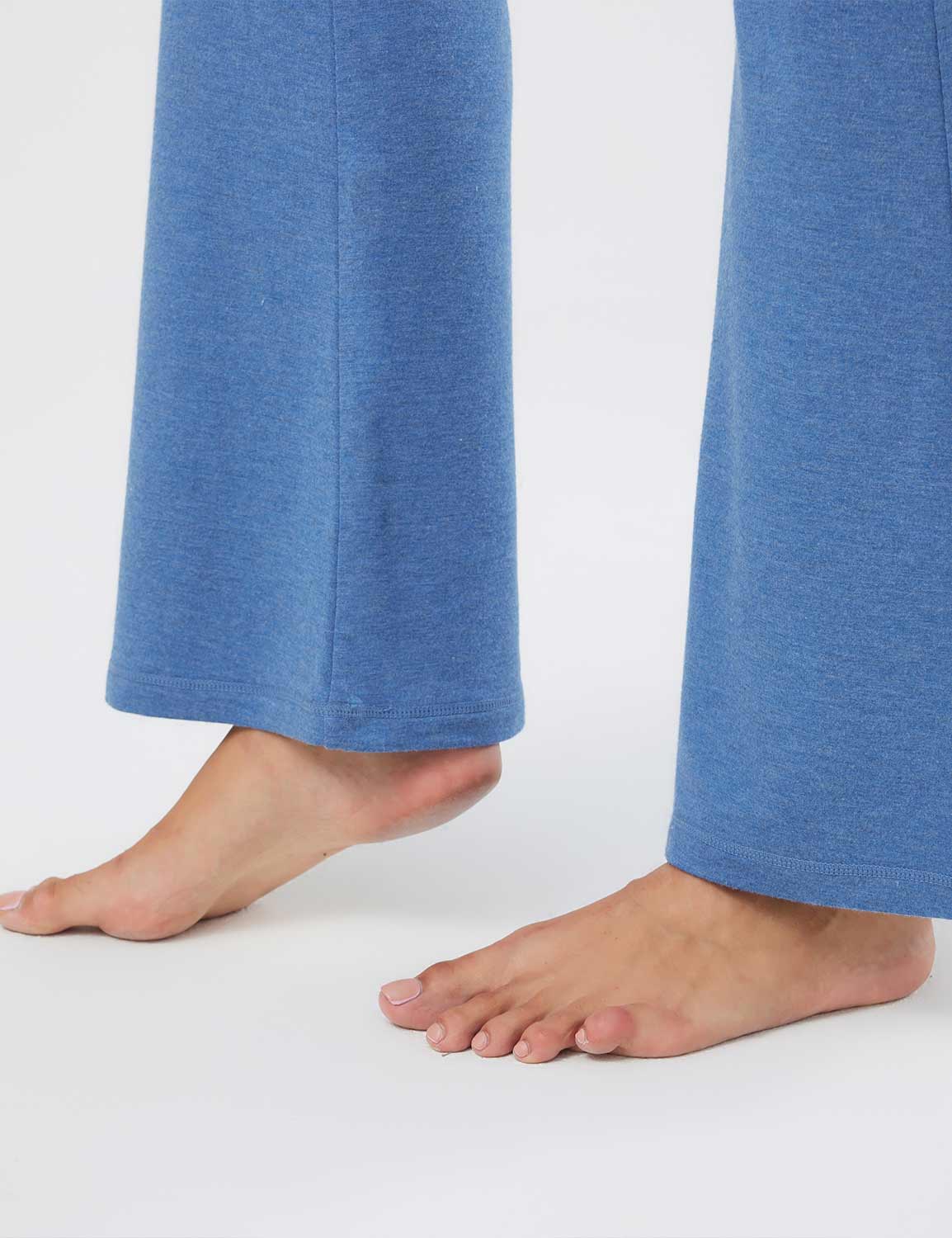 Baleaf Women's Evergreen Modal Flared Pant (Website Exclusive) dbh091 Blue Details