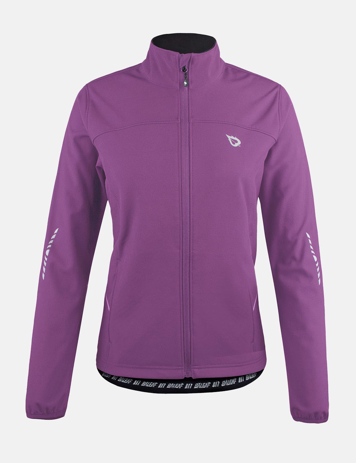 Baleaf Women's Wind- & Waterproof Thermal Long Sleeved Cycling Jacket aaa464 Hyacinth Violet Front