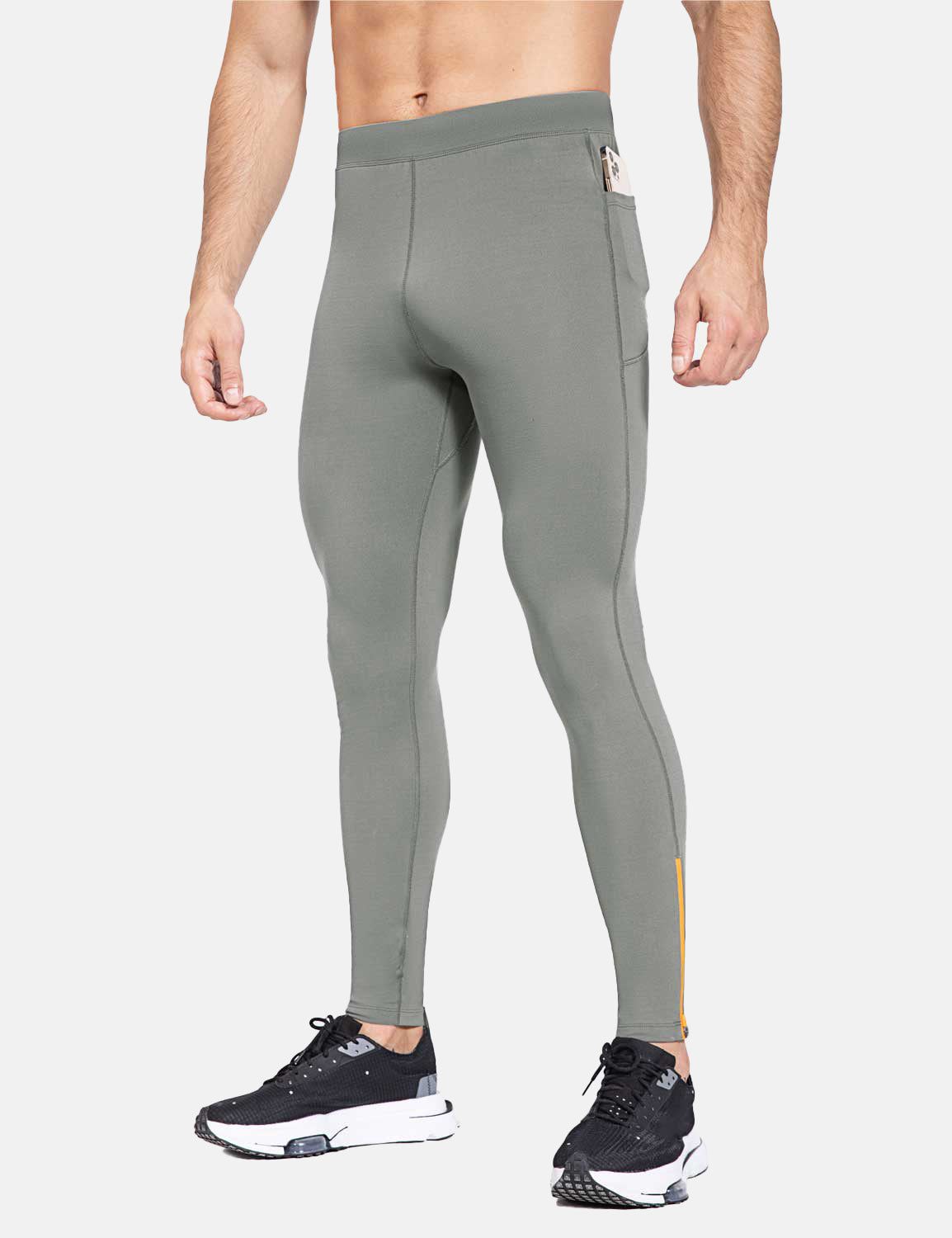 Baleaf Men's Laureate 29" Thermal Water-Resistant Tights cbd048 Frost Gray Main