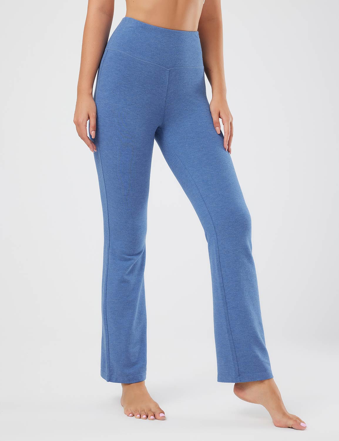 Baleaf Women's Evergreen Modal Bootcut Pants（Website Exclusive）dbh084 Blue Main