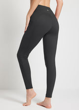 Baleaf Women's Sustainable Seamless Leggings dbh093 Anthracite Back