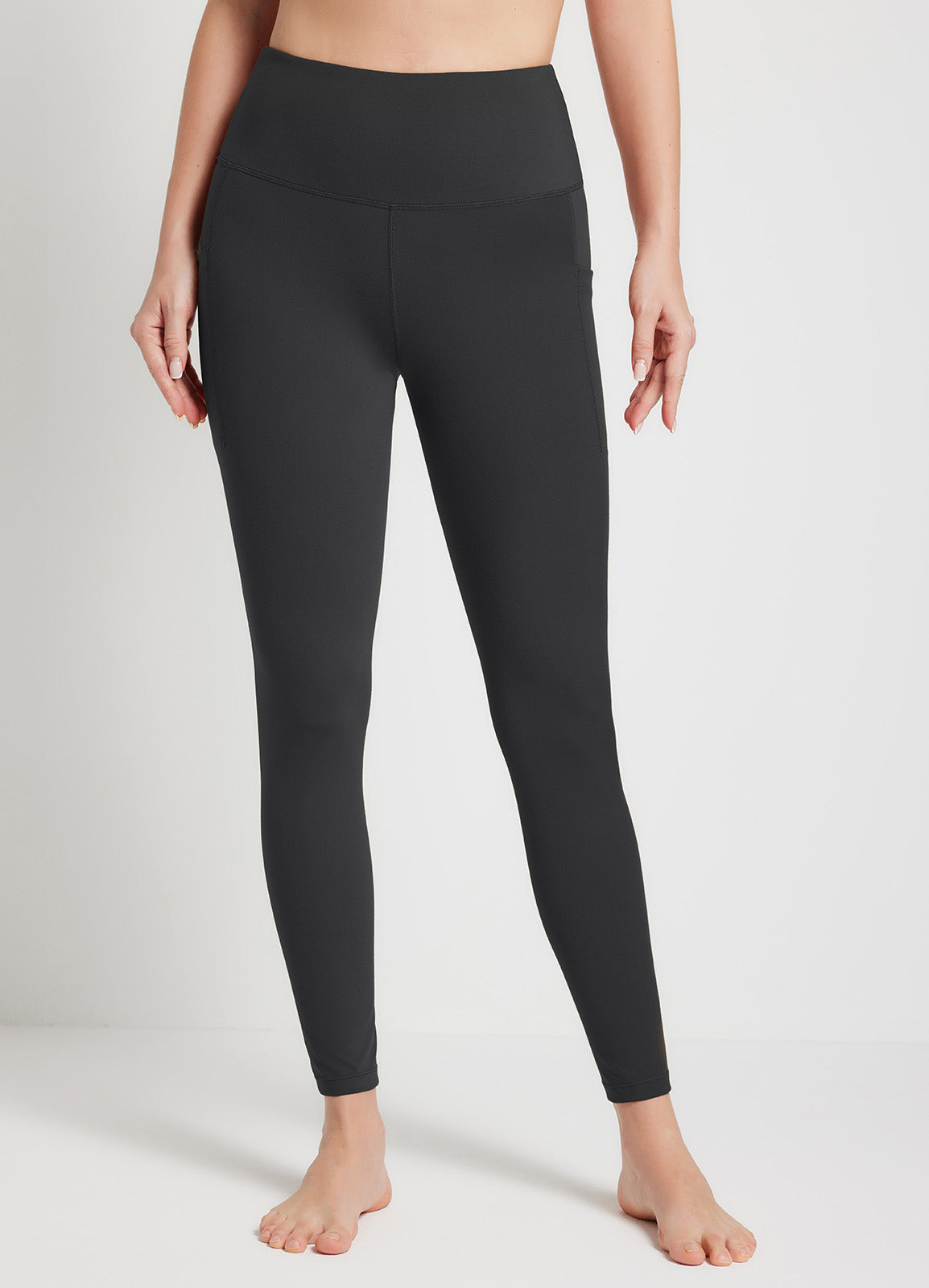 Baleaf Women's Sustainable Seamless Leggings dbh093 Anthracite Main