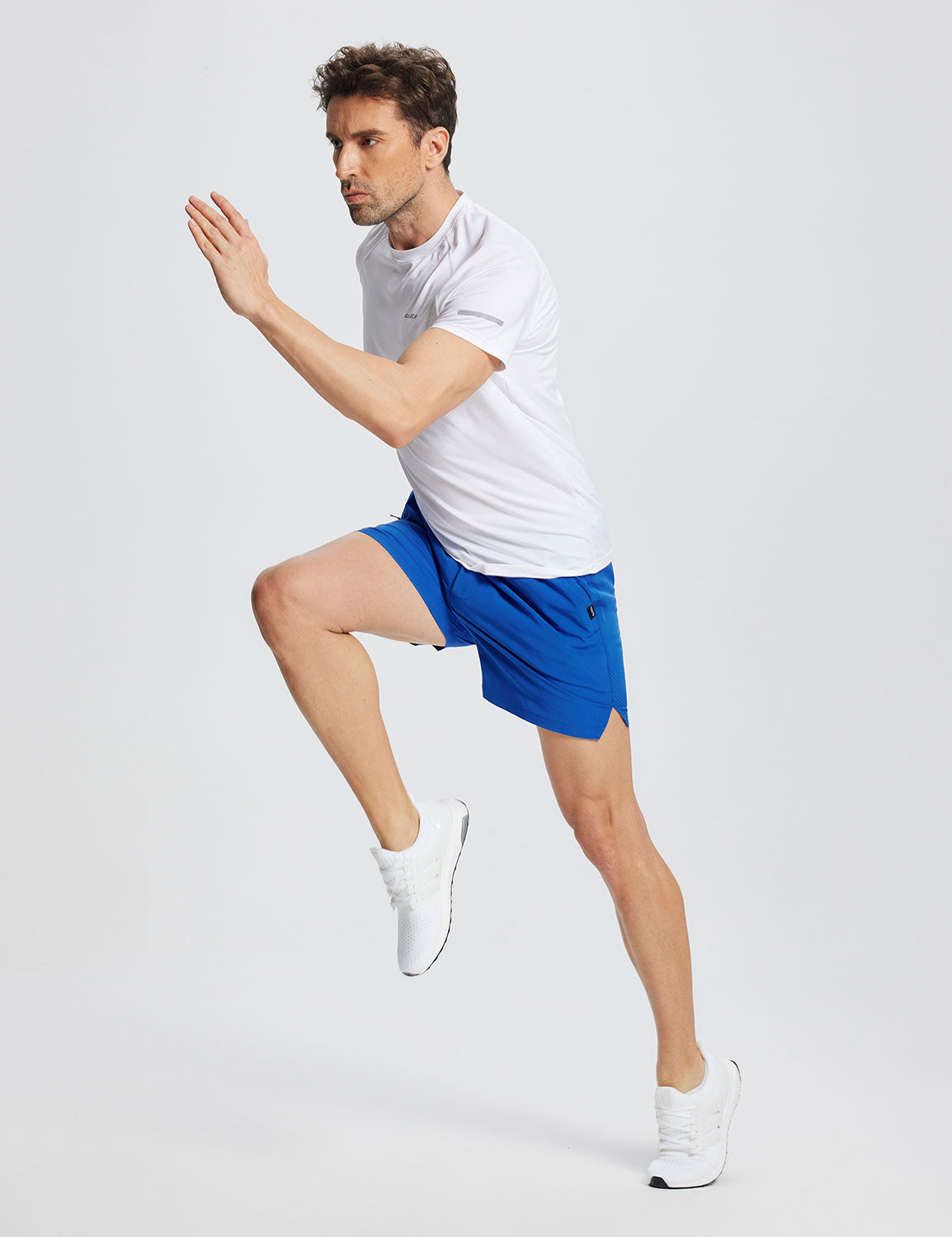 Baleaf Men's Laureate Quick-Dry 5'' Shorts ebd019 Nautcal Blue Full