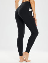 Baleaf Women's Sweatleaf High-Rise 27'' Leggings (Website Exclusive) ebh021 Anthracite Back