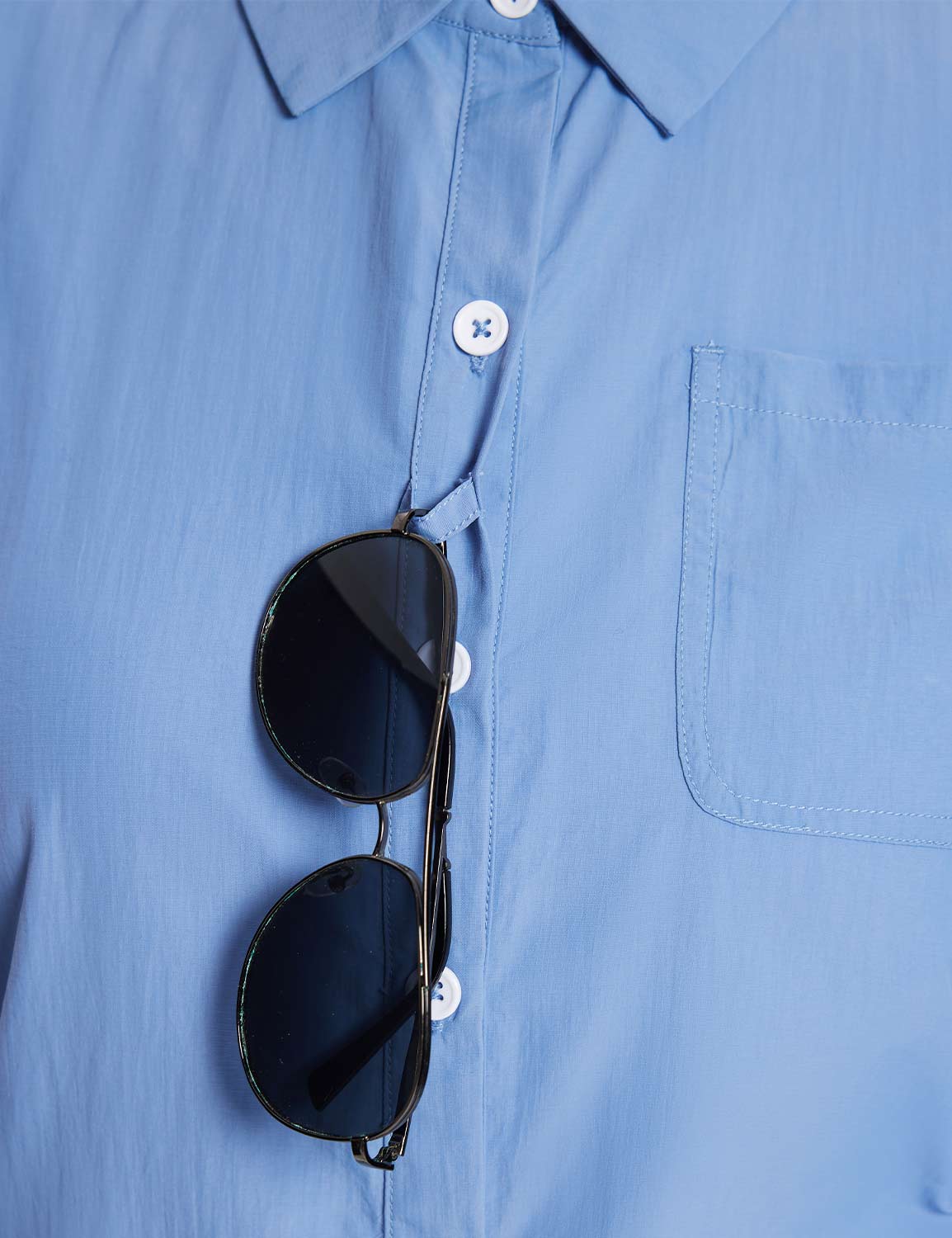 Baleaf Women's Quick-Dry UPF 50+ Sun Shirts Ashleigh Blue Details